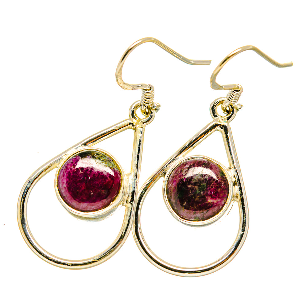Ruby Zoisite Earrings handcrafted by Ana Silver Co - EARR418896