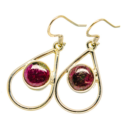 Ruby Zoisite Earrings handcrafted by Ana Silver Co - EARR418896