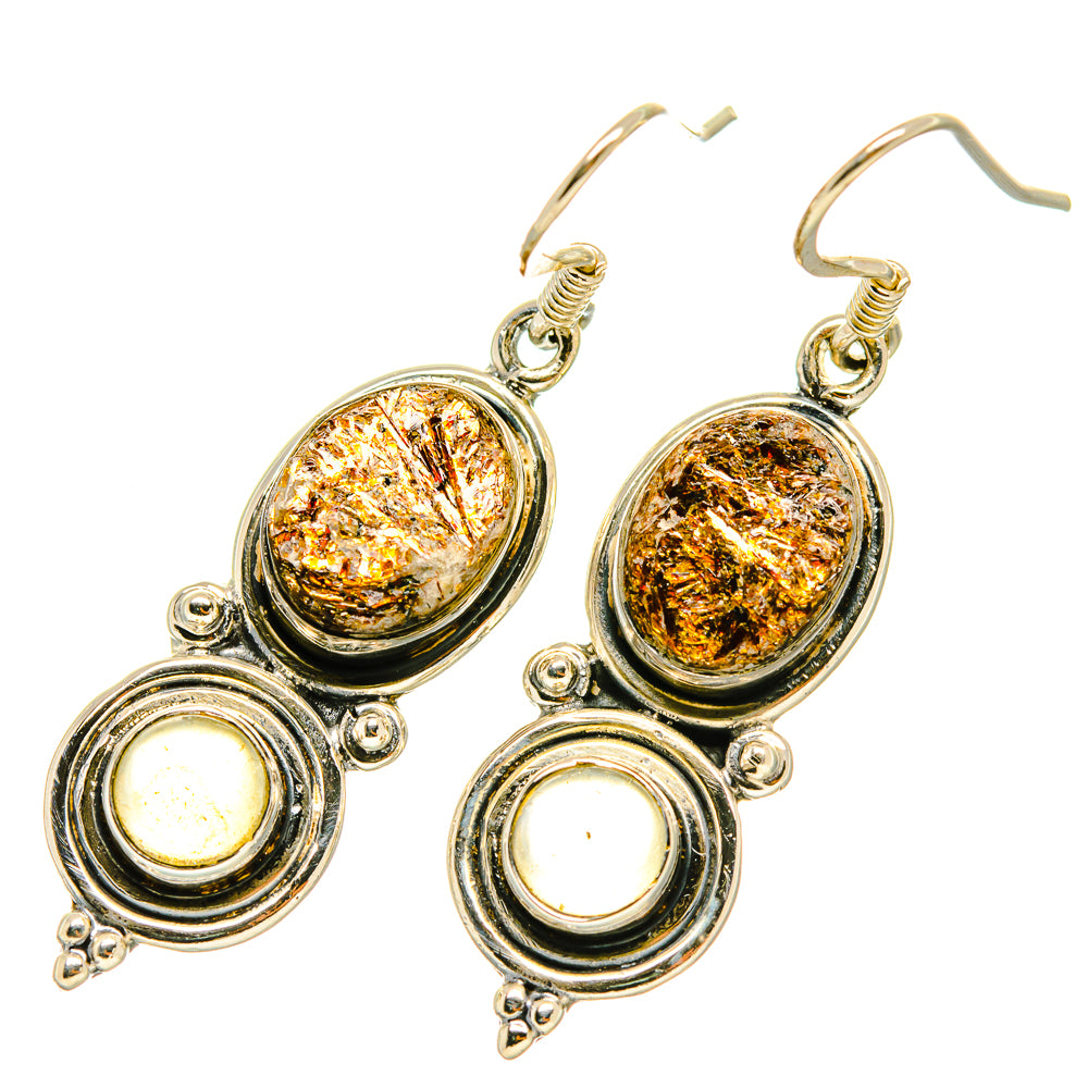 Astrophyllite Earrings handcrafted by Ana Silver Co - EARR418908