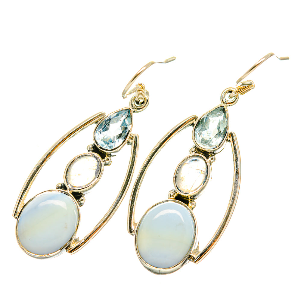 Owyhee Opal Earrings handcrafted by Ana Silver Co - EARR418909