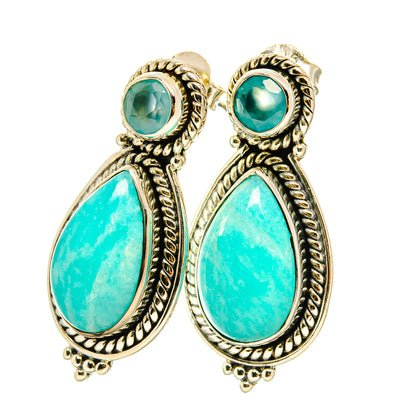 Larimar Earrings handcrafted by Ana Silver Co - EARR418916