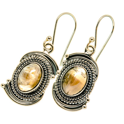 Sunstone Earrings handcrafted by Ana Silver Co - EARR418917