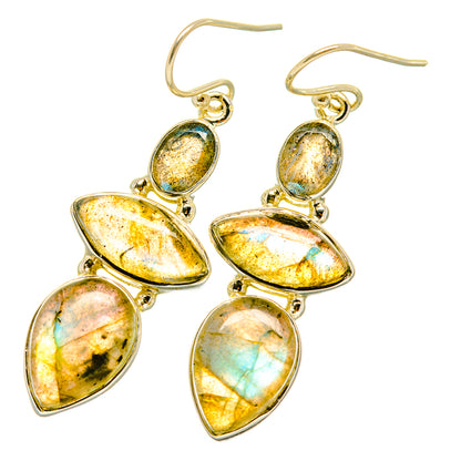 Labradorite Earrings handcrafted by Ana Silver Co - EARR418919