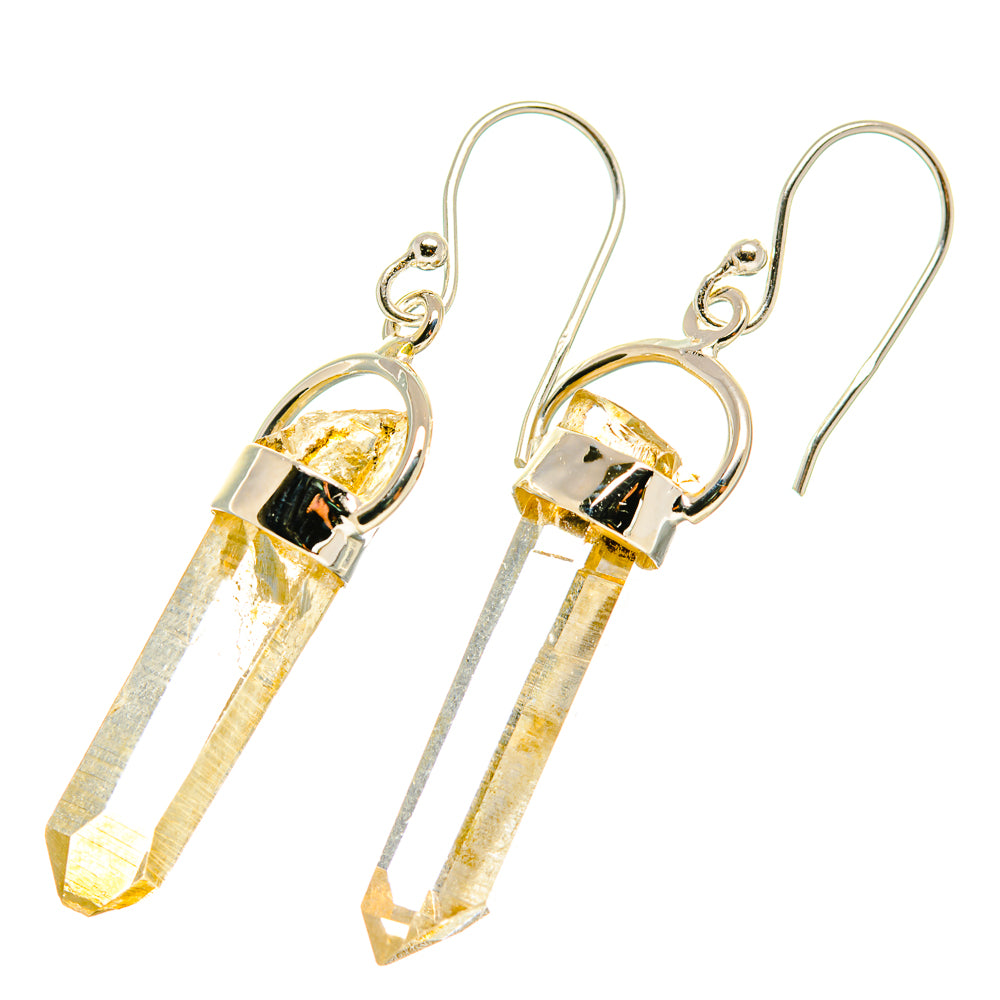 Herkimer Diamond Earrings handcrafted by Ana Silver Co - EARR418923