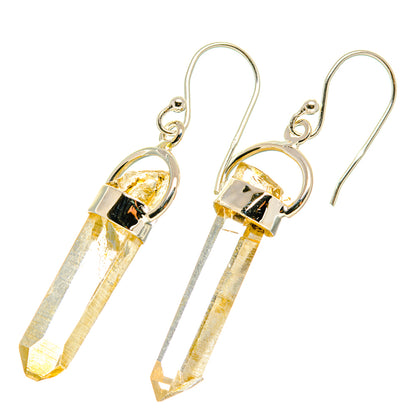 Herkimer Diamond Earrings handcrafted by Ana Silver Co - EARR418923