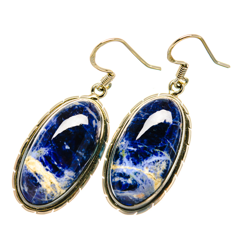 Sodalite Earrings handcrafted by Ana Silver Co - EARR418931