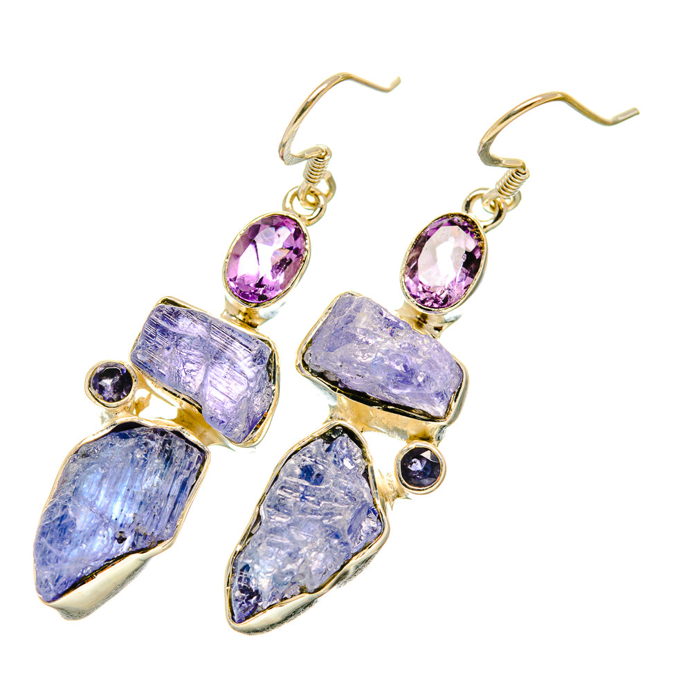 Tanzanite Earrings handcrafted by Ana Silver Co - EARR418932