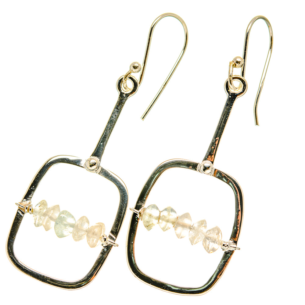 Rainbow Moonstone Earrings handcrafted by Ana Silver Co - EARR418934