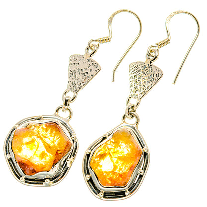 Citrine Earrings handcrafted by Ana Silver Co - EARR418936