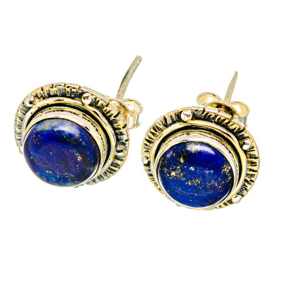 Lapis Lazuli Earrings handcrafted by Ana Silver Co - EARR418949