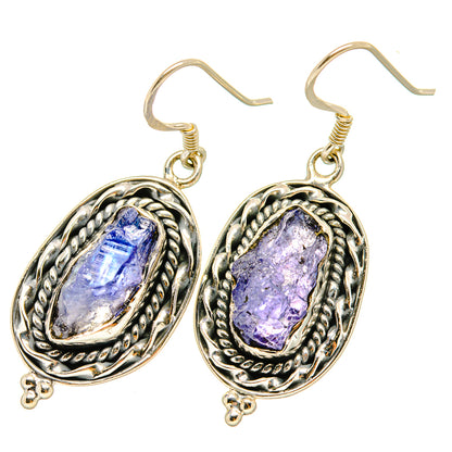 Tanzanite Earrings handcrafted by Ana Silver Co - EARR418960