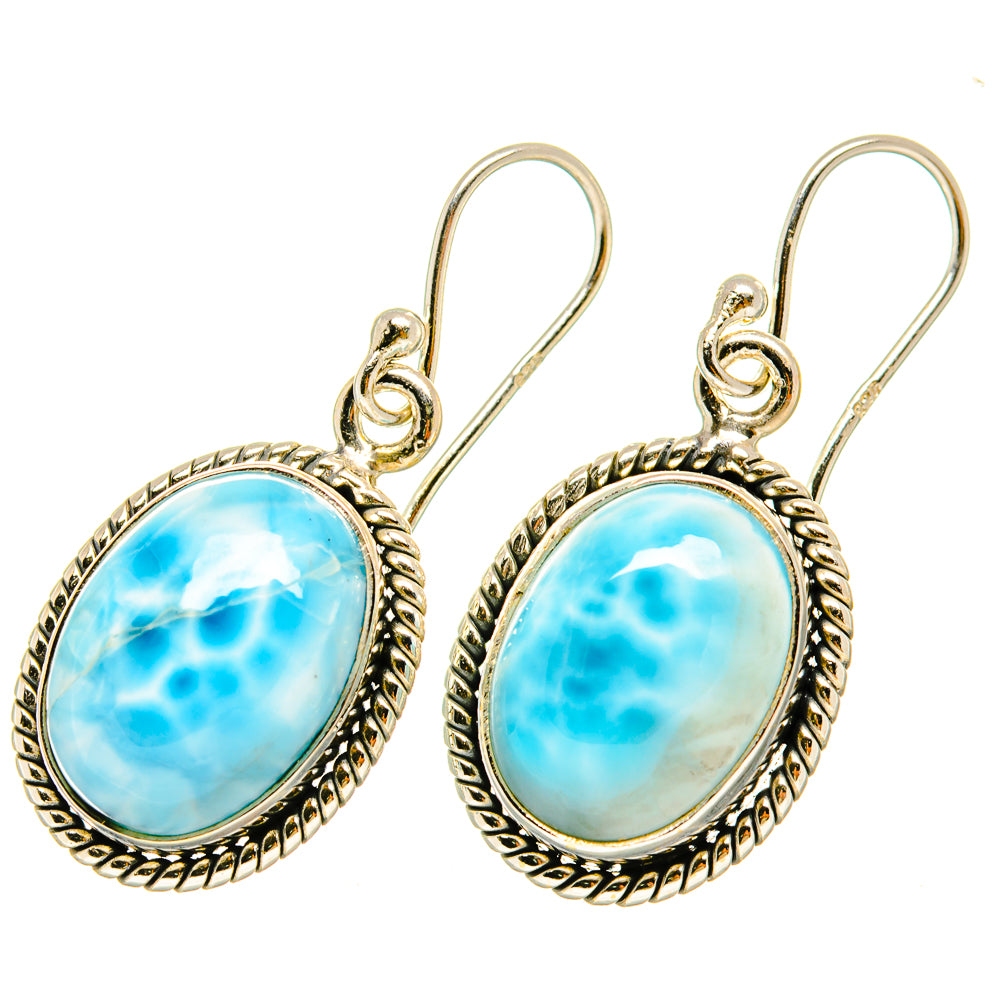 Larimar Earrings handcrafted by Ana Silver Co - EARR418974