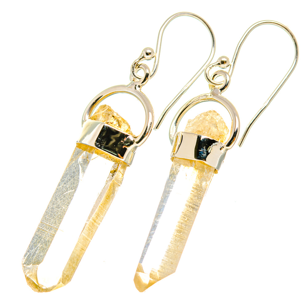 Herkimer Diamond Earrings handcrafted by Ana Silver Co - EARR418983