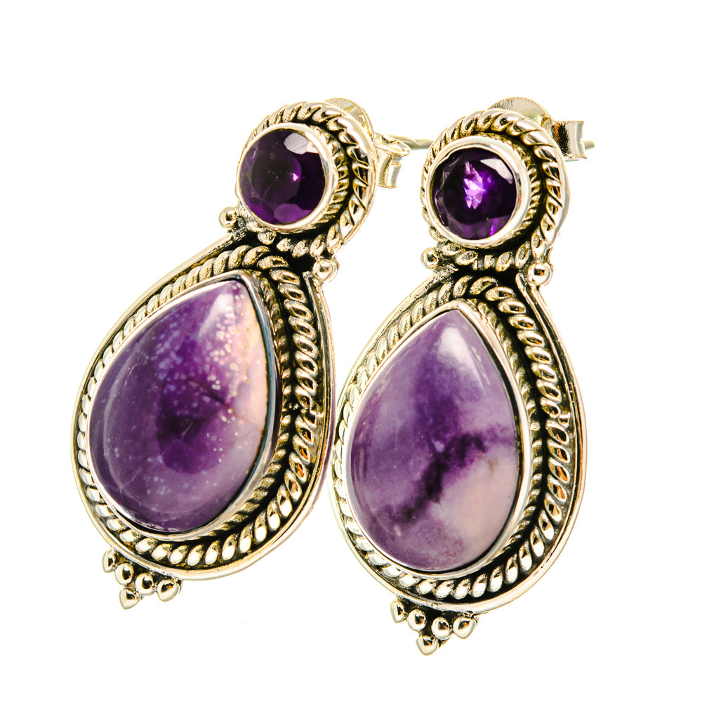 Tiffany Stone Earrings handcrafted by Ana Silver Co - EARR418986