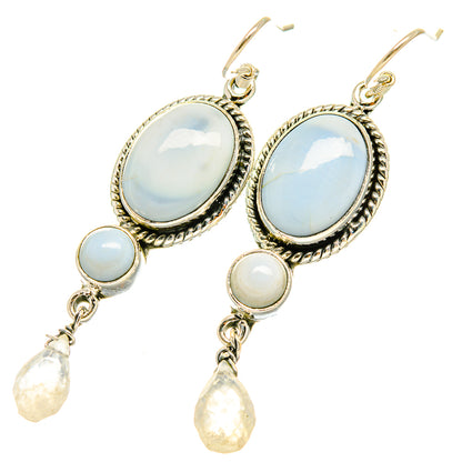 Owyhee Opal Earrings handcrafted by Ana Silver Co - EARR418993