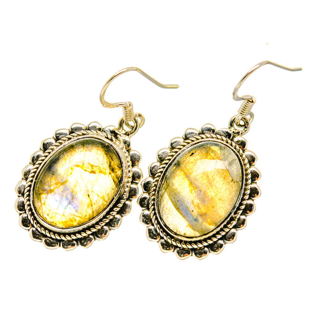 Labradorite Earrings handcrafted by Ana Silver Co - EARR419002