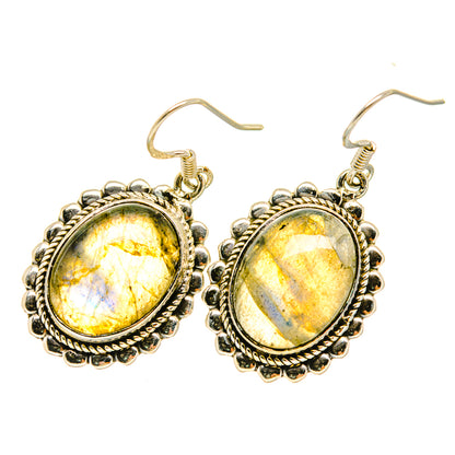 Labradorite Earrings handcrafted by Ana Silver Co - EARR419002