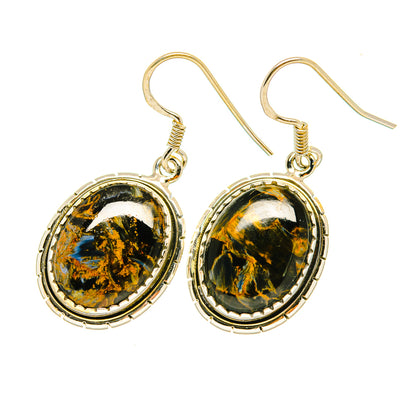 Pietersite Earrings handcrafted by Ana Silver Co - EARR419004