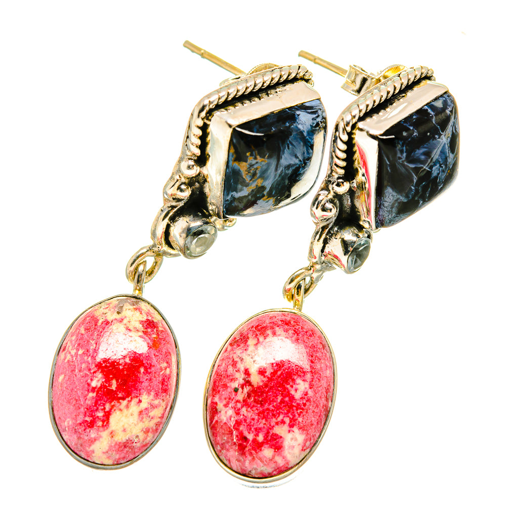Pietersite Earrings handcrafted by Ana Silver Co - EARR419018