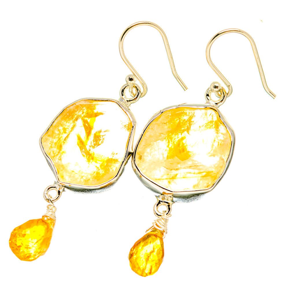 Citrine Earrings handcrafted by Ana Silver Co - EARR419021