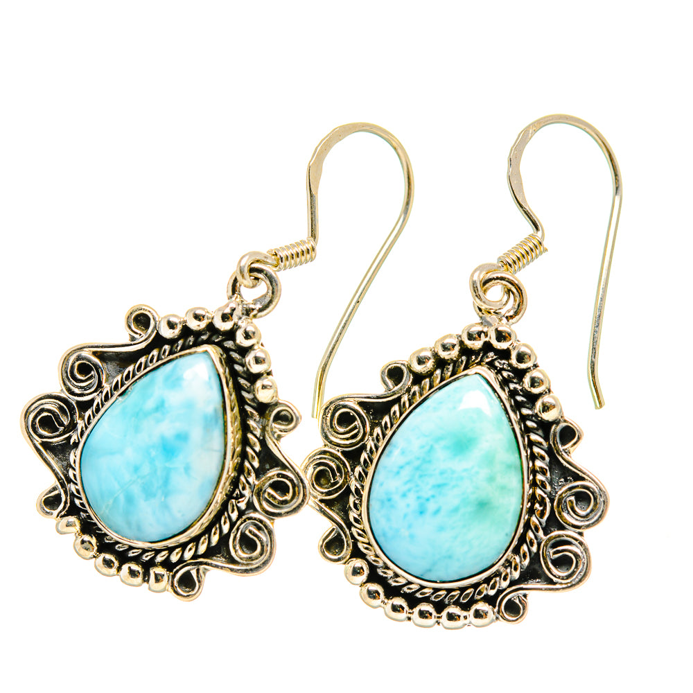 Larimar Earrings handcrafted by Ana Silver Co - EARR419026