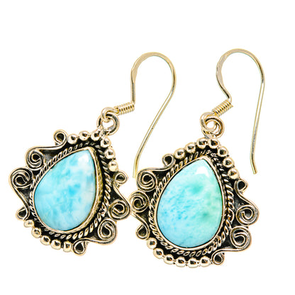 Larimar Earrings handcrafted by Ana Silver Co - EARR419026