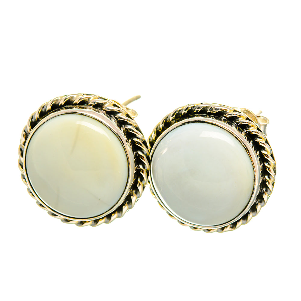 Owyhee Opal Earrings handcrafted by Ana Silver Co - EARR419045