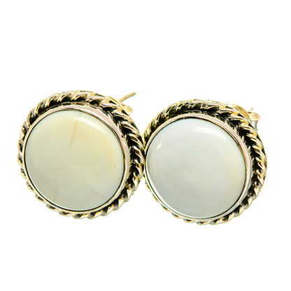 Owyhee Opal Earrings handcrafted by Ana Silver Co - EARR419045