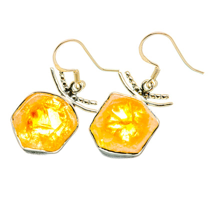 Citrine Earrings handcrafted by Ana Silver Co - EARR419052