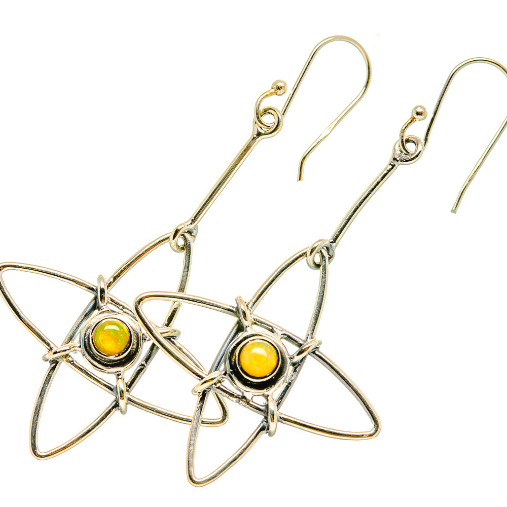 Ethiopian Opal Earrings handcrafted by Ana Silver Co - EARR419054