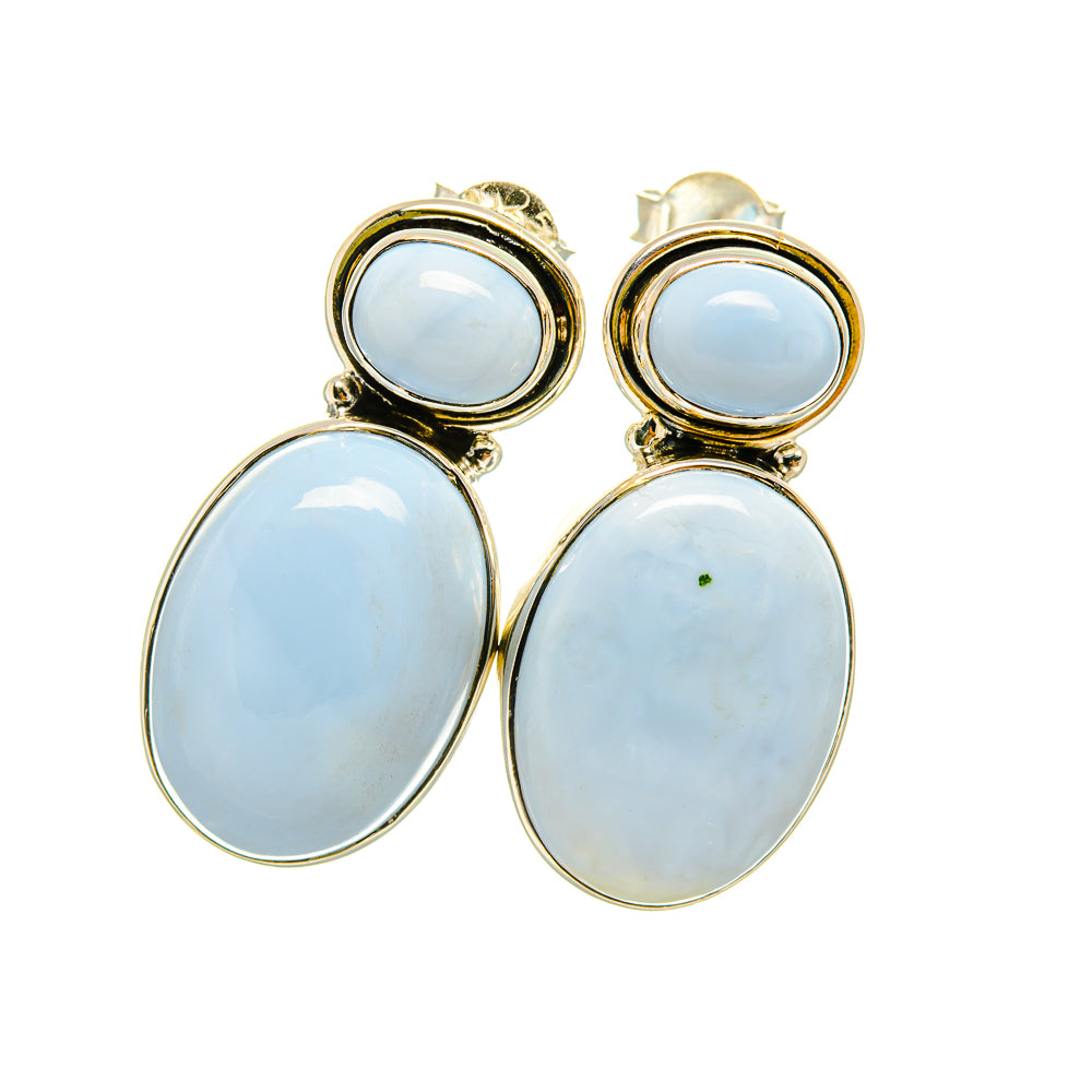 Owyhee Opal Earrings handcrafted by Ana Silver Co - EARR419057