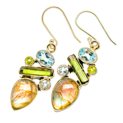 Labradorite Earrings handcrafted by Ana Silver Co - EARR419061