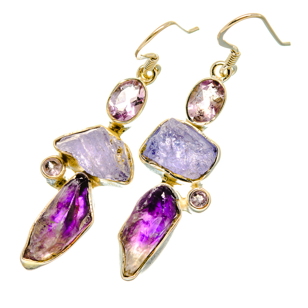 Amethyst Earrings handcrafted by Ana Silver Co - EARR419069