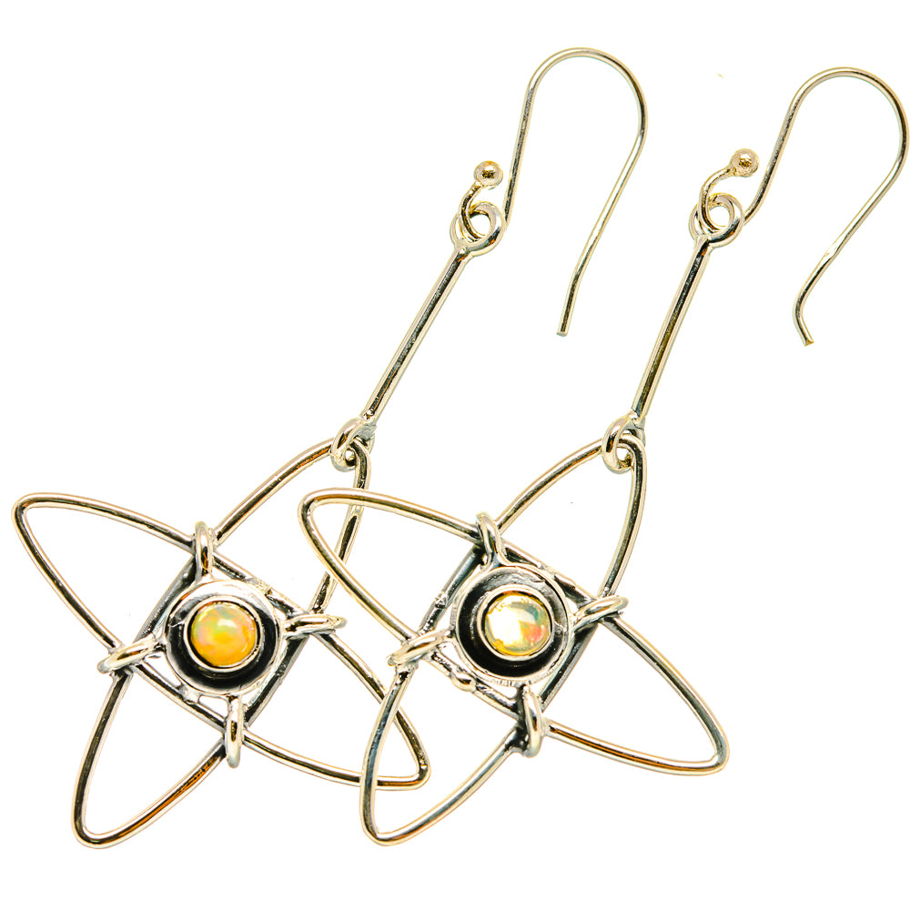 Ethiopian Opal Earrings handcrafted by Ana Silver Co - EARR419083