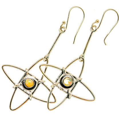 Ethiopian Opal Earrings handcrafted by Ana Silver Co - EARR419083