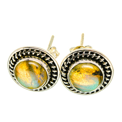Labradorite Earrings handcrafted by Ana Silver Co - EARR419098