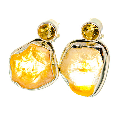 Citrine Earrings handcrafted by Ana Silver Co - EARR419104