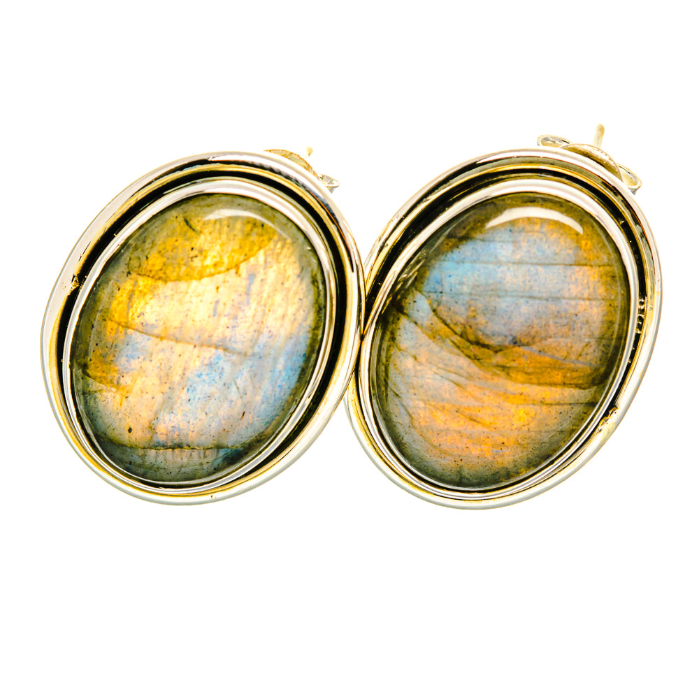 Labradorite Earrings handcrafted by Ana Silver Co - EARR419113