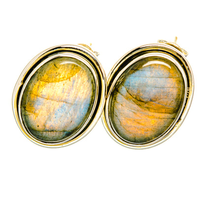 Labradorite Earrings handcrafted by Ana Silver Co - EARR419113
