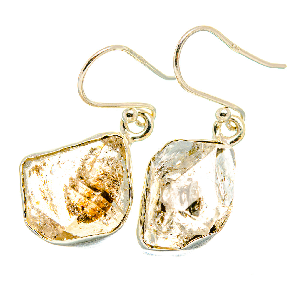 Herkimer Diamond Earrings handcrafted by Ana Silver Co - EARR419118