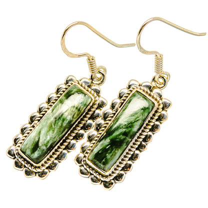 Seraphinite Earrings handcrafted by Ana Silver Co - EARR419121