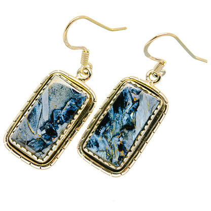 Pietersite Earrings handcrafted by Ana Silver Co - EARR419127