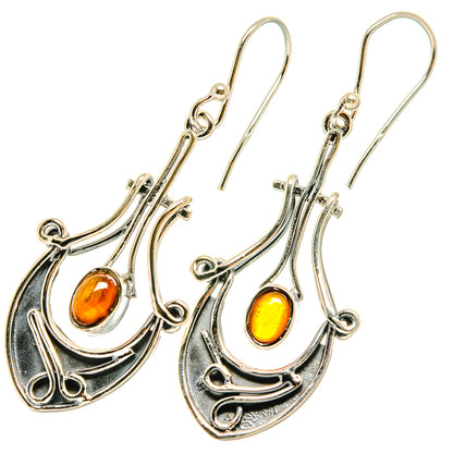 Carnelian Earrings handcrafted by Ana Silver Co - EARR419133