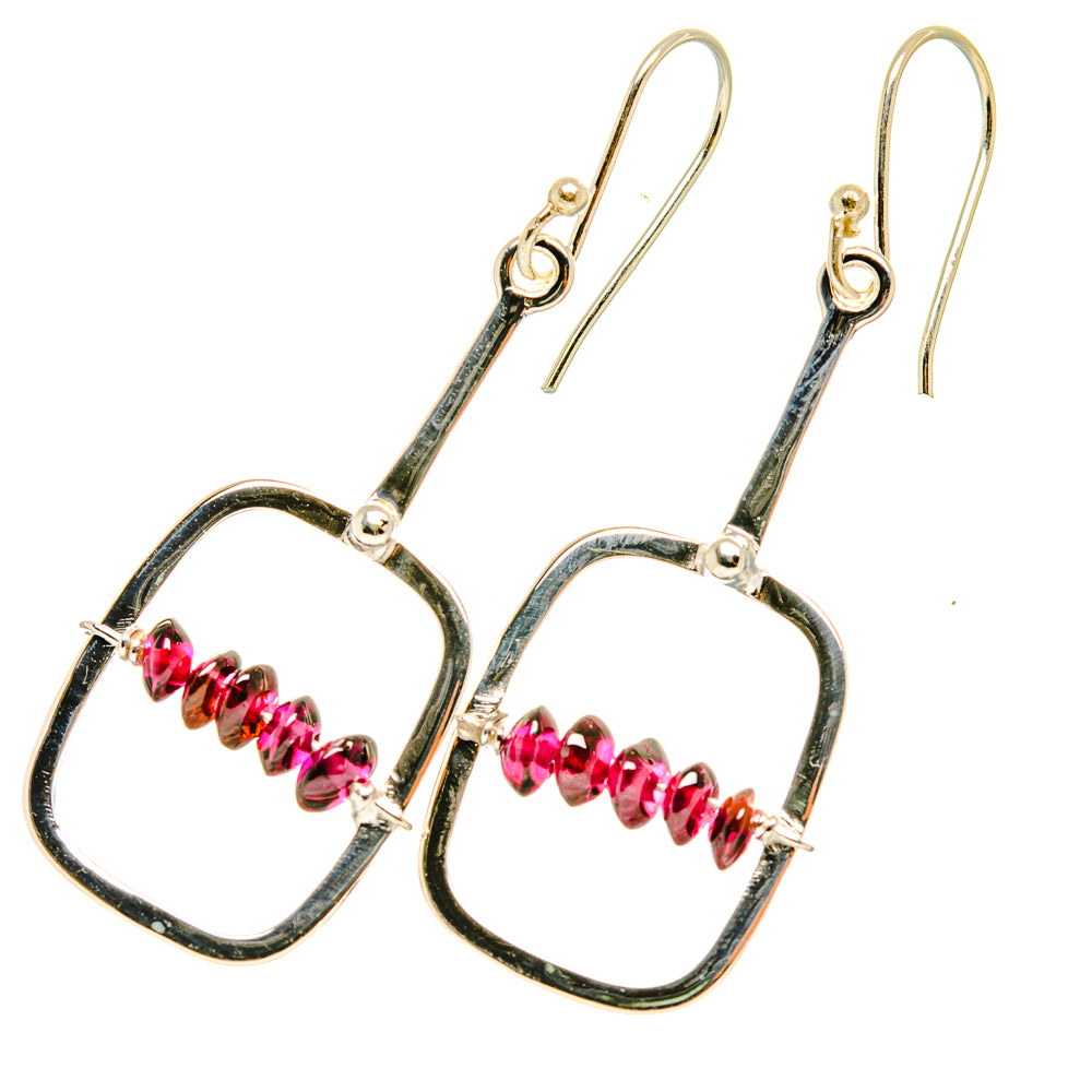Garnet Earrings handcrafted by Ana Silver Co - EARR419146