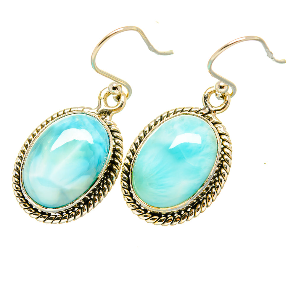 Larimar Earrings handcrafted by Ana Silver Co - EARR419150
