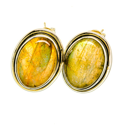 Labradorite Earrings handcrafted by Ana Silver Co - EARR419152
