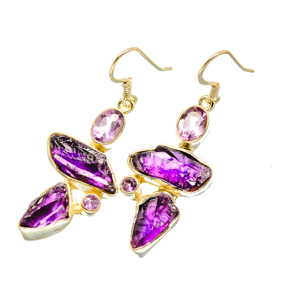 Amethyst Earrings handcrafted by Ana Silver Co - EARR419160