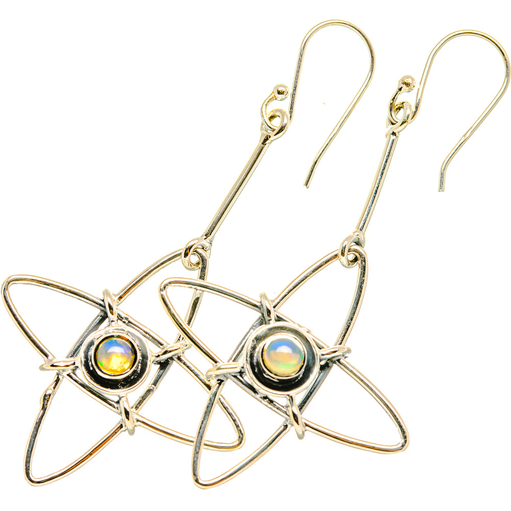 Ethiopian Opal Earrings handcrafted by Ana Silver Co - EARR419162