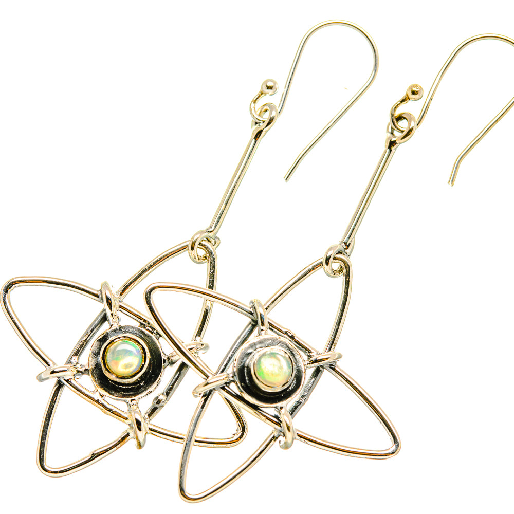 Ethiopian Opal Earrings handcrafted by Ana Silver Co - EARR419172