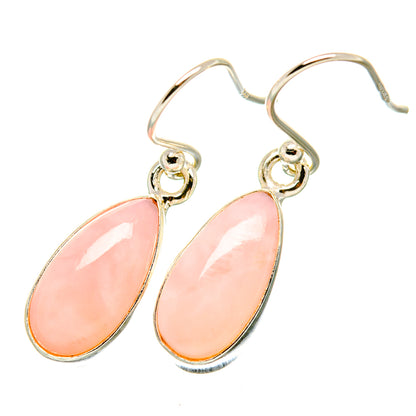 Pink Opal Earrings handcrafted by Ana Silver Co - EARR419183